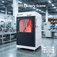 Imprimante 3D industrielle Axiom3D SLA600 automatique, nouvelle machine d'impression en résine grand format 600x600x400mm, USB, garantie 1 an