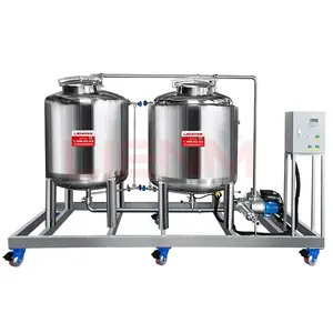 High Efficiency Cip Cleaning Machine Acid/Alkali/Hot Water Cleaning System CIP Stainless Steel Cleaning Tank Equipment