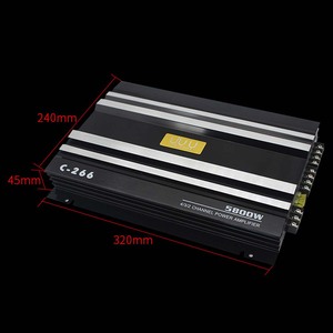 C0030 Hệ thống amply chuyên nghiệp Hifi công suất cao 4 kênh 5800 Watt của Maker, amply âm thanh xe hơi 12V C0030 - Product Image 2
