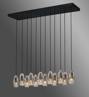 Lustre en cuivre LED moderne de luxe XZ, branche d'arbre, bougeoir, pour la maison, la chambre à coucher, la cuisine, le hall d'entrée, la salle à manger - Lampes suspendues