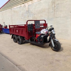 Tricycle de transport motorisé à 9 roues et 2 essieux de 350 cm³ / Tricycle de transport à benne basculante à 9 roues et double essieu arrière de 350 cm³ - Product Image 3