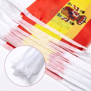 Wholesale Polyester Spanish Bunting <b>Small</b> Flag Mini Pennant Decoration Banner Spain String Flag Banner - Product Image 4