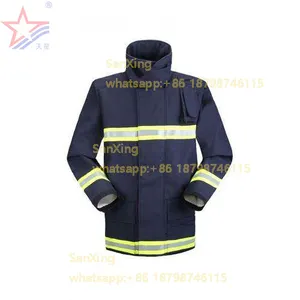 2024新しいOEM品質保証消防士スーツ防水性と耐熱性ファブリックレーシング消防士スーツ発売中