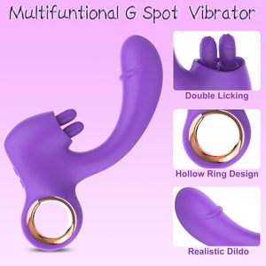 10 Frequency <b>Vibration</b> Tongue Licking Massager Female Masturbator Tongue Licking G-spot <b>Vibrator</b> Dildo <b>Vibrator</b>% - Product Image 2