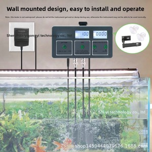 Testador de Qualidade da Água Oito em Um com Aplicativo Móvel Wi-Fi, Medidor de <span class=keywords><strong>PH</strong></span>/ORP/EC/Salinidade para Aquários e Piscinas, Detector Online 110-230V - Product Image 2