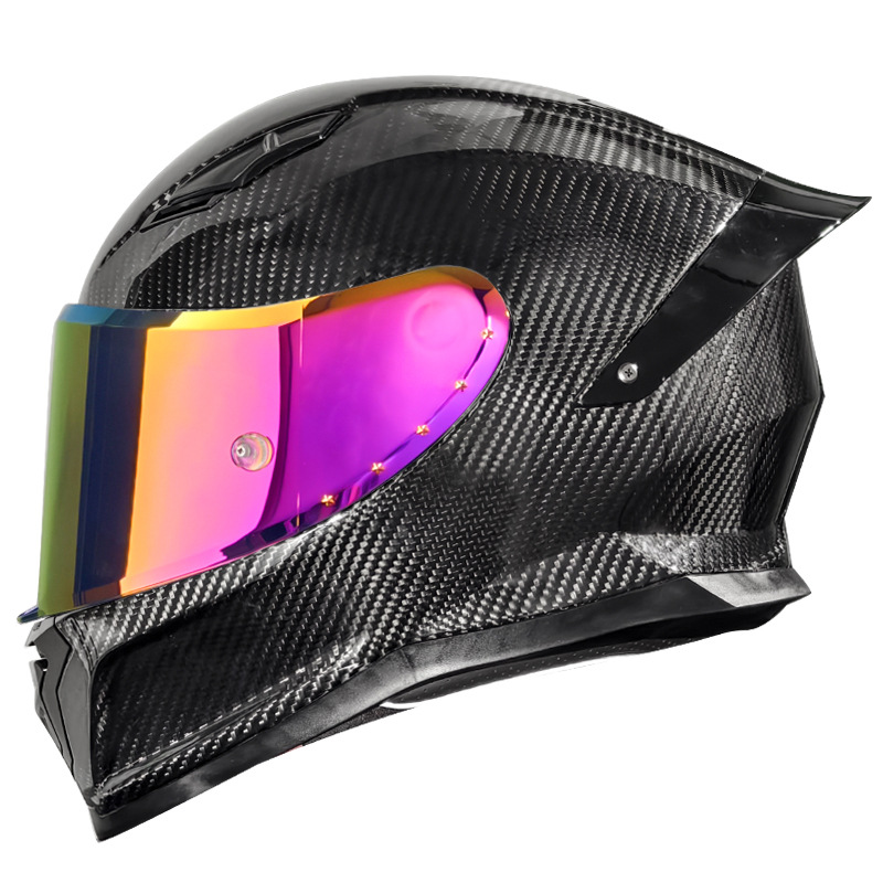 Casco Aurora púrpura (nota casco color)
