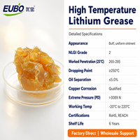 Graisse au lithium haute température NLGI 2 EP2 anti-usure, résistante à l'eau, antirouille, graisse pour roulements à usage général EUBO