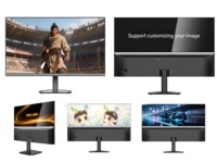 Moniteur LCD 27 pouces à cadre fin 100 Hz VA ultra-mince 9,75 mm avec panneau en verre rétroéclairé personnalisable pour bureau professionnel