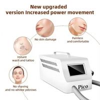 Appareil professionnel de nettoyage des pigments, des taches de rousseur et des sourcils au laser picoseconde 532 1064 nm pour salon de beauté, machine de détatouage et de peeling au carbone