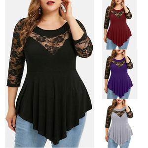 Camicetta Donna Elegante Con Scollo A V E Volant - Maniche Lunghe In Poliestere | Top Business E Casual