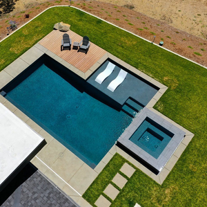 Piscine familiale professionnelle Wave 20 pieds, fabriquée en fibre de verre, grande taille, luxe, piscine extérieure, spa. - Product Image 2