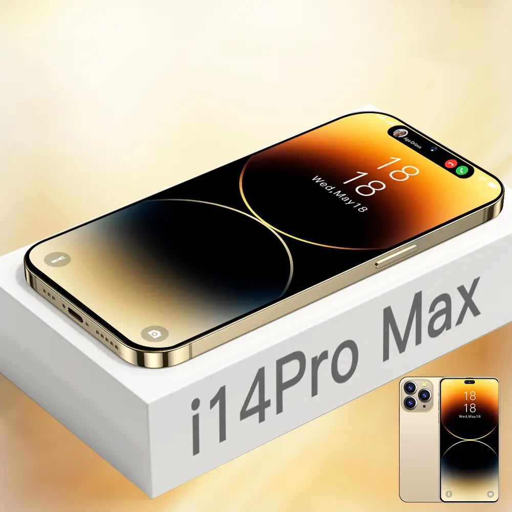 2022新しいi14ProMax格安電話オリジンクローンスマートフォンロック解除i5g 13 i14 ProMaxゲームスマート携帯電話