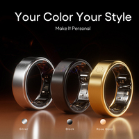 Anillo Inteligente JCRing X3 de Plata y Titanio, Dispositivo Protector para Bodas, Anillo Inteligente Premium para el Cuidado de la Salud, Último Modelo para Damas 2026