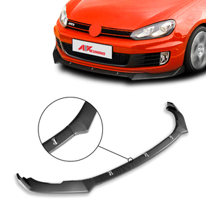 Per volkswagen <span class=keywords><strong>golf</strong></span> <span class=keywords><strong>6</strong></span> gti 10-13 PP nero paraurti anteriore Body Kit Spoiler Lip vendita calda fibra di carbonio - Product Image 2