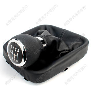 Palanca de cambios de cuero de 6 velocidades para Volkswagen Passat B6 Golf Jetta5 2006-2011, diseño ergonómico - Product Image 4