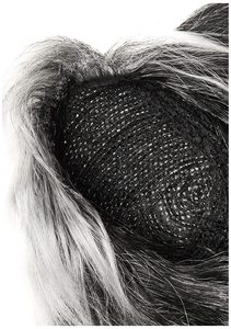 Polyester gepetto tóc giả và Bộ ria mép màu xám Pinocchio trang phục màu xám phụ kiện ông già bác sĩ sân khấu - Product Image 4