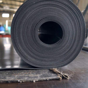 Feuille de caoutchouc noire Foshan, 10 mm d'épaisseur, isolante, amortissante, antidérapante, qualité industrielle, service de découpe disponible - Product Image 1