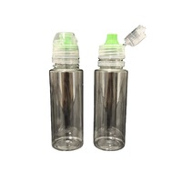 50ml 60ml 80ml 100ml PET Transparent Désinfectant pour les mains Bouteille avec pompe Joint pour petit poisson Médecine Appât Additif Distribution