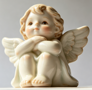 Statua di Angelo in Resina Personalizzata BZY, Figurina di Cherubino Artigianale, Decorazione per la Casa, Arte Religiosa, Regalo, Vendita all'Ingrosso B2B OEM ODM - Product Image 3