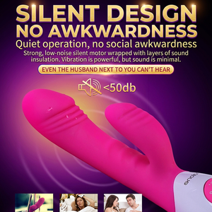 Vibrador con diseño de conejo, recargable por USB, con vendaje protésico, 10 modos, estimulador de clítoris y punto G, 100% impermeable y lubricado - Product Image 3