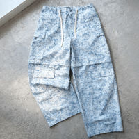 Ouna Coupe-vent camouflage personnalisé de haute qualité, pantalon convertible en nylon amovible et détachable avec fermeture éclair pour homme