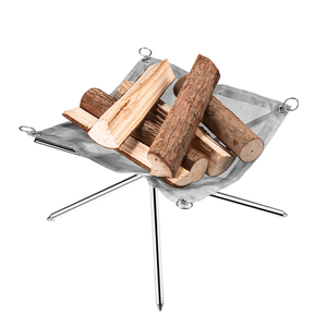En Acier inoxydable Maille Légère Poêle Feu Avec Pliante Foyer Extérieur Pour Le Camping En Plein Air <span class=keywords><strong>Barbecue</strong></span> - Product Image 1