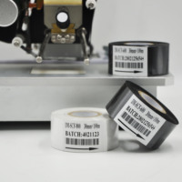 Semi-automatique avec machine HP-241B date d'expiration machine d'estampage à chaud machine pour l'impression de date d'expiration