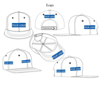 Nuevas Gorras Era Originales 59 PVC de 6 Paneles, Gorra Ajustable con Cierre a Presión para Mujer, Gorra de Béisbol, Equipo de Fútbol