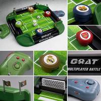 Jeu de table de football RC MILI 2,4 GHz, jeu de société interactif multijoueur, jeu de football de table rechargeable, jouet sportif compétitif pour enfants