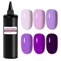 AILANUO Distributeurs en gros de produits pour ongles, gel à ongles LED, collection de 6 couleurs, vernis gel UV, OEM ODM, créez votre propre marque privée
