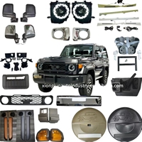 Faros Delanteros LED Modificados para Toyota Land Cruiser LC75 LC76 LC79 FJ75 FJ76 FJ79 2022-2024