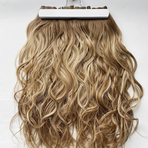 Extensions de <span class=keywords><strong>cheveux</strong></span> vierges Remy de qualité supérieure, ondulées, à trame Genius, <span class=keywords><strong>cheveux</strong></span> européens, peuvent être coupées, double trame, vente en gros - Product Image 6