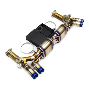 ระบบท่อไอเสีย OEM Boska สำหรับ Porsche 911 997.1 Turbo 3.6T ปี 2004-2007 ท่อไทเทเนียมน้ำหนักเบา พร้อมวาล์วควบคุมเสียงแบบสปอร์ต ท่อไอเสียส่วนท้าย - Product Image 1