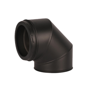 Tuyau <span class=keywords><strong>de</strong></span> cheminée en acier inoxydable noir à double couche isolé, éco-conçu pour intérieur/extérieur, pour poêle à <span class=keywords><strong>bois</strong></span>, design moderne, garantie 5 ans - Product Image 4