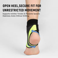 Attelle de cheville réglable MKAS respirante à lacets pour la protection des entorses de la cheville, équipement sportif pour hommes et femmes