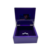 Boîte cadeau en bois vidéo à écran tactile LCD de marque personnalisée Boîte de lecteur vidéo pour la publicité