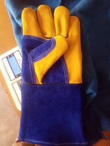 Gants Tig en cuir véritable pour le soudage, anti-coupure, anti-impact, antidérapant. - Product Image 4