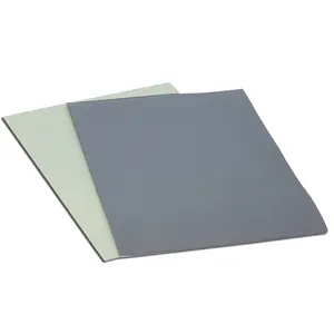 5W espesor de 1-8mm térmica conductiva silicio almohadilla transparente auto-adhesivo almohadillas de silicona térmica almohadilla de silicona