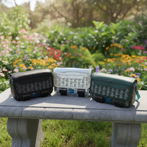 กระเป๋าคาดลำตัวผู้ชายแบรนด์หรู Ama-zn รุ่นวินเทจ ปี 2025 ทรงสี่เหลี่ยมแบบญี่ปุ่น สไตล์ลำลองสำหรับฤดูร้อน ปิดด้วยกระดุมโลโก้ ทำจากหนัง PU - Product Image 6