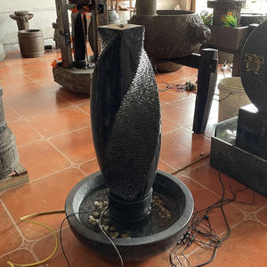 Fuente Decorativa de Agua para Jardín Exterior, Estilo Bali, Cascadas Fluidas, Diseño de Paisajismo en Venta - Product Image 4