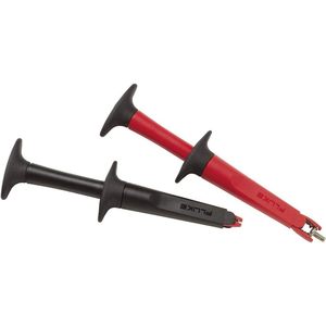 Fluke Ac220 Suregrip Alligator Clips Black And Red Plastic Insulated Anti Slip For Electrical Testing - Product Image 3