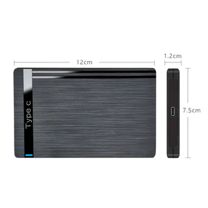 กล่องใส่ฮาร์ดดิสก์ภายนอกแบบพกพา USB-C 3.1 ขนาด 2.5 นิ้ว SATA HDD/SSD ทำจากพลาสติก - Product Image 6
