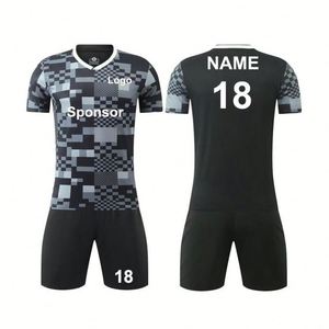 ซื้อเสื้อฟุตบอลทีมแบบสั่งทำไซส์ใหญ่ เสื้อผ้าฟุตบอล โพลีเอสเตอร์ 100% แห้งเร็ว ระบายอากาศได้ดี ออนไลน์ - Product Image 5