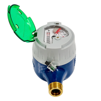 Compteurs d'eau volumétriques à piston en laiton DN15, débitmètre R400, anti-corrosion, haute précision, installation horizontale, débitmètre IP68