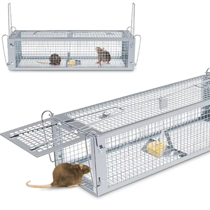 Appâts utilisés pièges automatiques Cages à rats en métal Humane MouseCage utilisé dans divers endroits - Product Image 1
