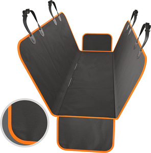 Housse de siège auto robuste et imperméable pour chien en tissu Oxford, anti-rayures, en nylon lavable, durable, motif animalier, pour voyages, fournitures pour animaux de compagnie - Product Image 5