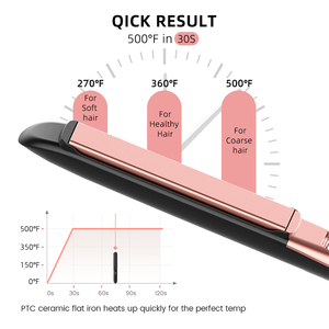 Ionic <strong>Hair</strong> <strong>Straightener</strong> Curler Keratin Treatment <strong>Hair</strong> Flat Irons for Frizzy <strong>Hair</strong> Recovers Damage Straightening Iron - Product Image 6