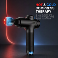 Pistol Pijat Otot Elektrik Nirkabel Panas dan Dingin untuk Jaringan Dalam Seluruh Tubuh Profesional Berkualitas Tinggi