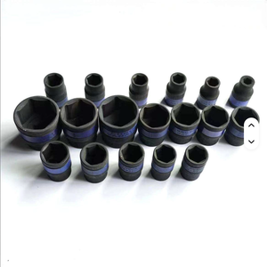 24-Piece High Quality 1/2 Driver Universal Joint Ferramentas Impact Sockets Black Treatment Flex Handle Vehicle <b>Tools</b> SCK24 Dura - Product Image 5