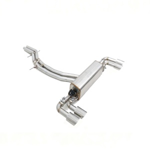 Sistema de Escape con Válvula de Acero Inoxidable 304 Pulido Espejo de 1.5mm de Espesor para <span class=keywords><strong>Audi</strong></span> Q8 3.0T, Personalización de Fábrica, 1 Año de Garantía - Product Image 3